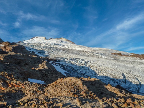 Mount Baker's Easton Glacier at the beginning of September. 