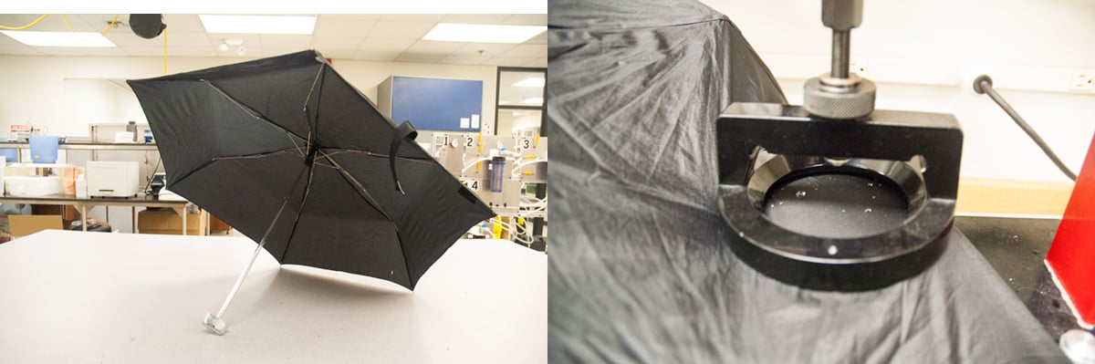 MSR’s XtremeShield waterproof coating accelerated hydrostatic test
