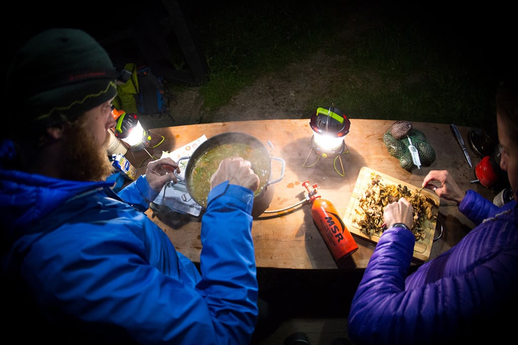 Cooking on Backpacking Trip