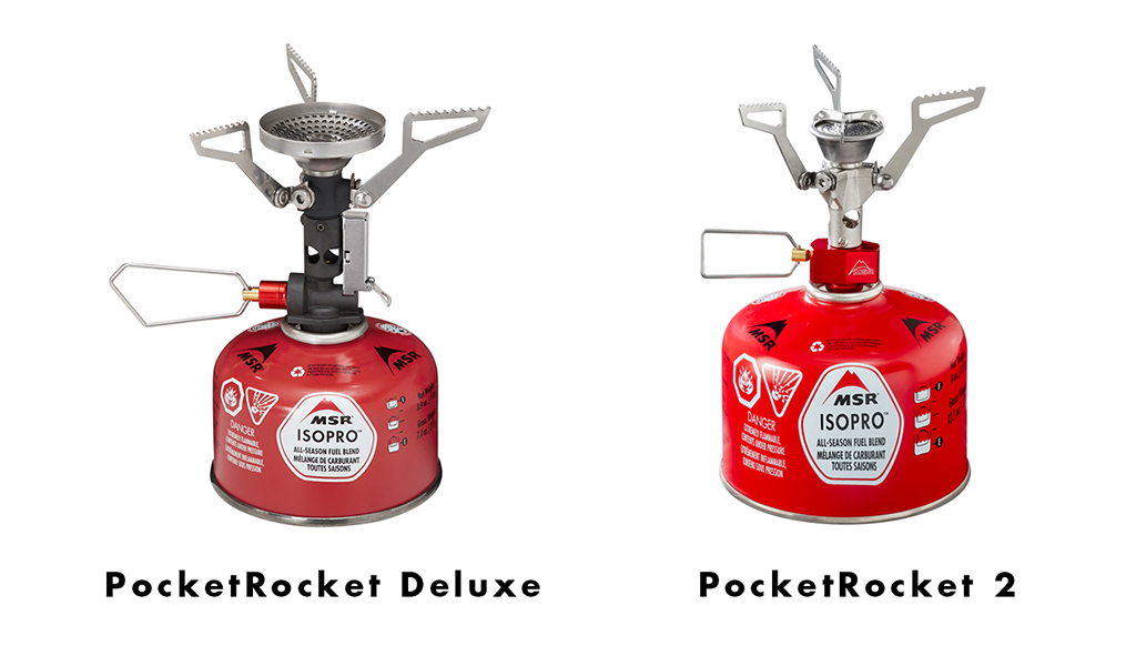 msr pocketrocket 2 vs. deluxe stoves