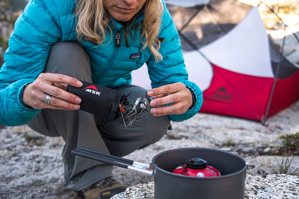 backpacking stove weight