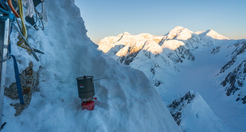 High altitude cooking with canister stove