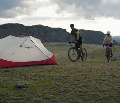 Ça roule! - Voici notre nouvelle tente de vélo-camping Hubba Hubba™ Bikepack.
