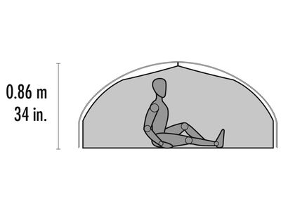 Carbon Reflex™ 2 Featherweight Tent - Interior