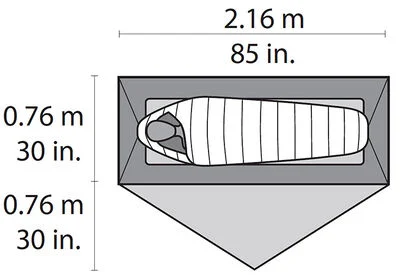 Tente de randonnée ultralégère Hubba™ NX Solo, , large