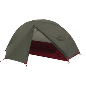 Elixir™ 1 Backpacking Tent - Green - Rain Door Open