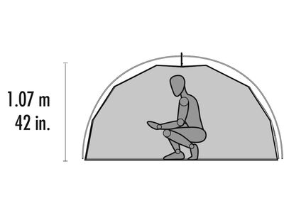 GuideLine Pro™ 2 Tent - Interior Height