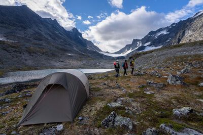 Tindheim™ 3-Person Backpacking Tunnel Tent | Photo: Vegard Aasen