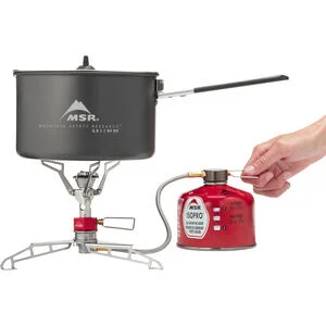 MSR LowDown™ Remote Stove Adapter (stove, pot & canister not included)