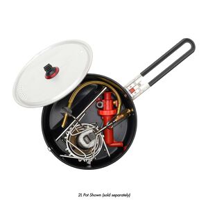 DragonFly Multi-Liquid Fuel Backpacking Stove | Stowed (pot not included)