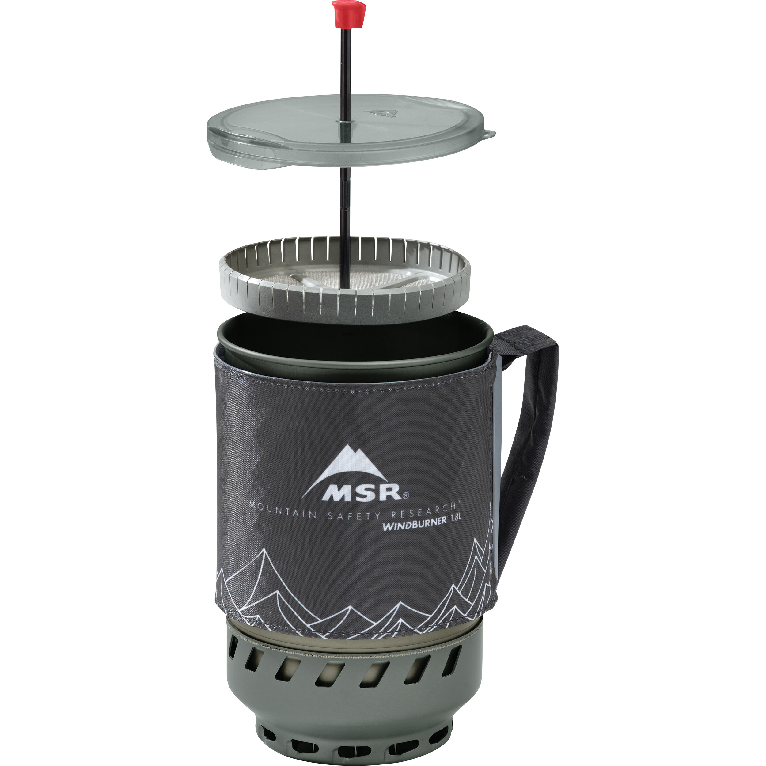 MSR CAFFÈ PRESS KIT PER windburner 1.0 LITRI Cottura Sistema Cafetière tipo P.. 