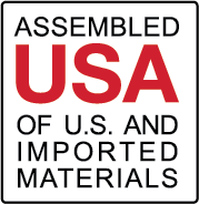 Assembled in the USA of US and Imported Materials 